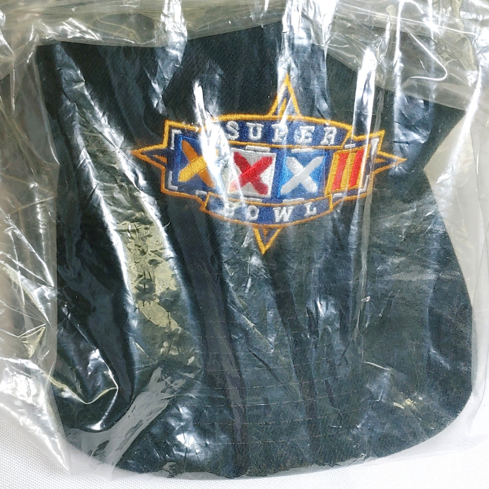 Super Bowl XXXII Hat Denver Broncos 1998 Black SnapBack San Diego NWT-Sealed